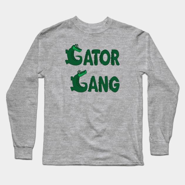 King Gizzard and the Lizard Wizard - Gator Gang Long Sleeve T-Shirt by skauff